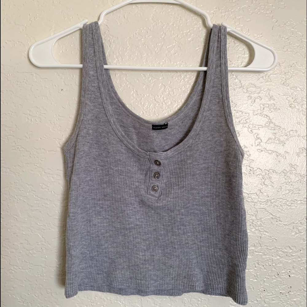 Brandy Melville Grey Tanktop
